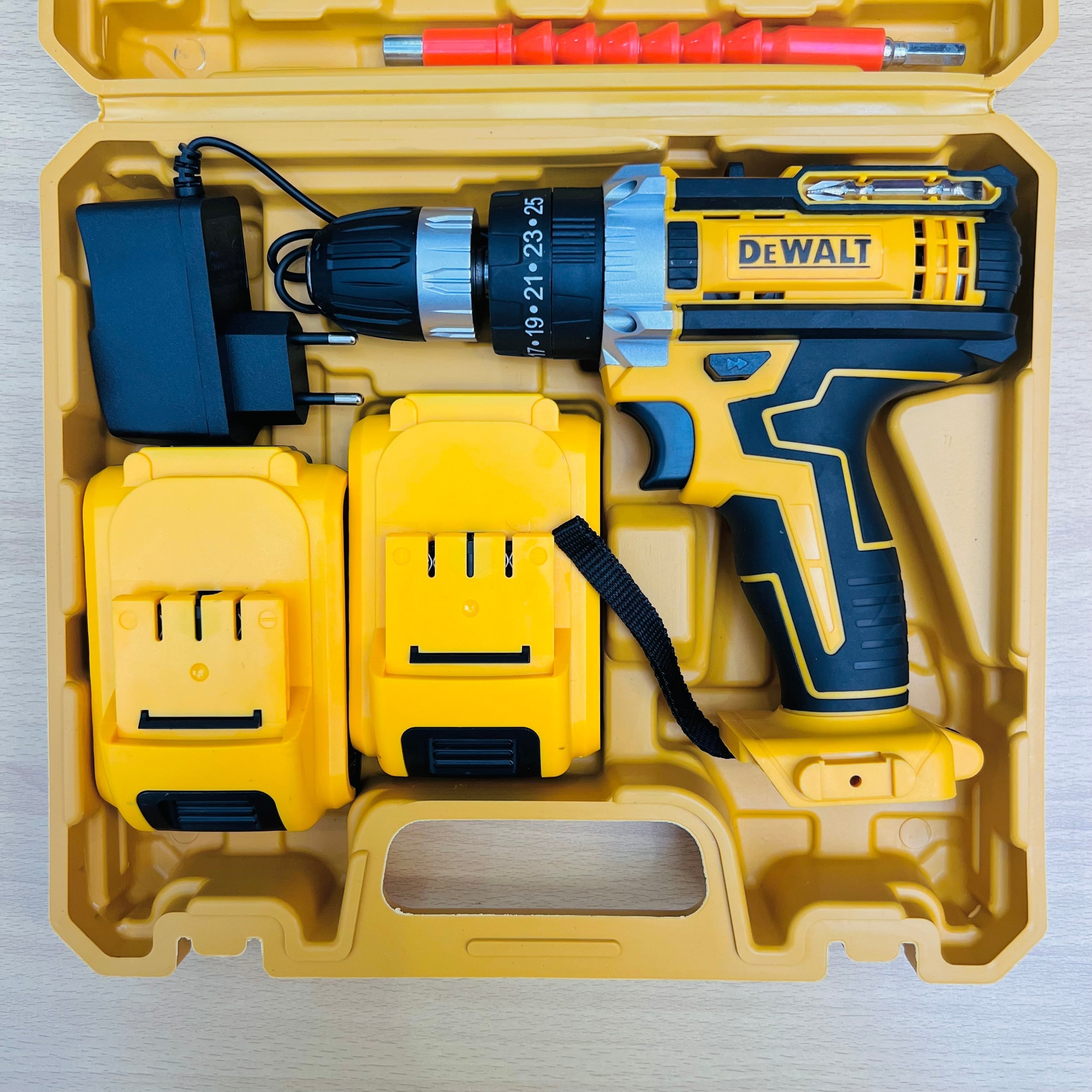 DEWALT 30-Piece Cordless Drill Set – Powerful Rechargeable Driver Kit with Dual Batteries