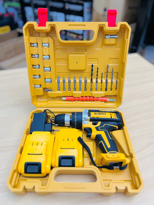DEWALT 30-Piece Cordless Drill Set – Powerful Rechargeable Driver Kit with Dual Batteries