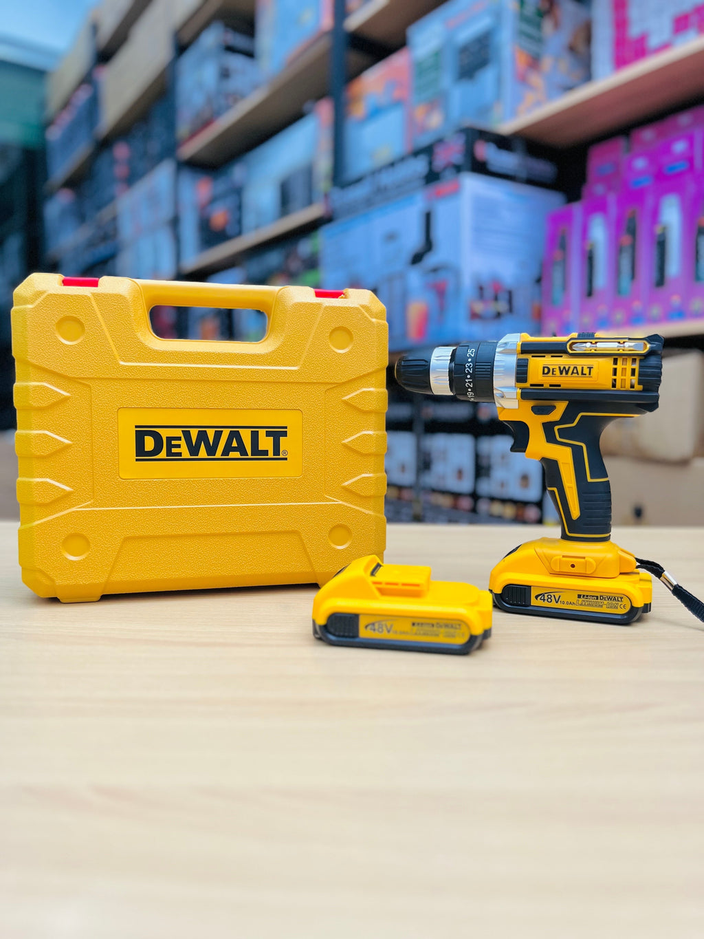 DEWALT 30-Piece Cordless Drill Set – Powerful Rechargeable Driver Kit with Dual Batteries