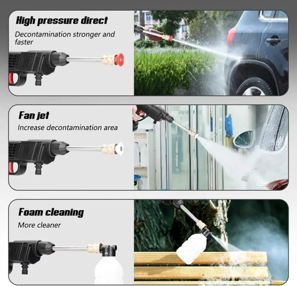 198V wireless pressure washer gun full product view