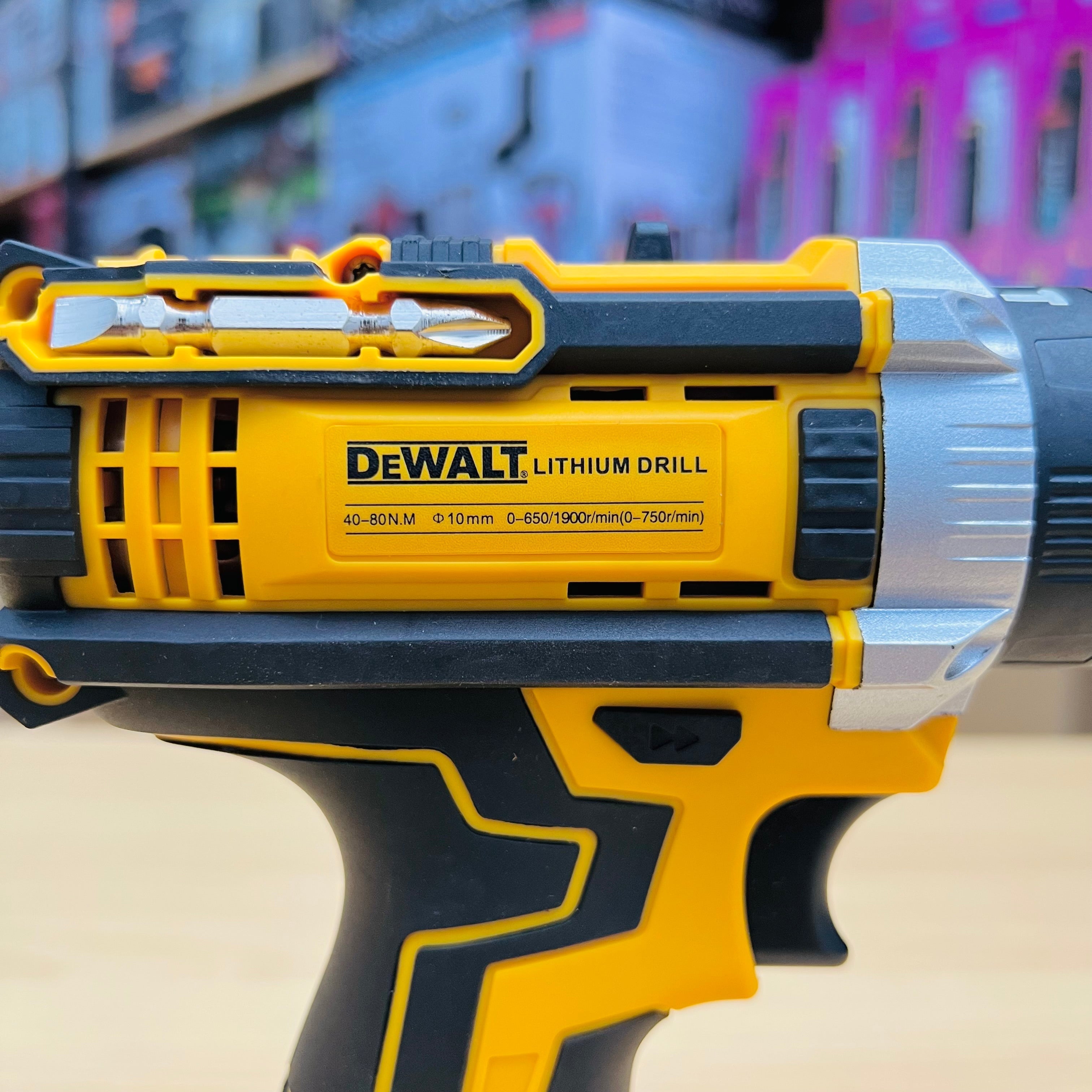 DEWALT 30-Piece Cordless Drill Set – Powerful Rechargeable Driver Kit with Dual Batteries