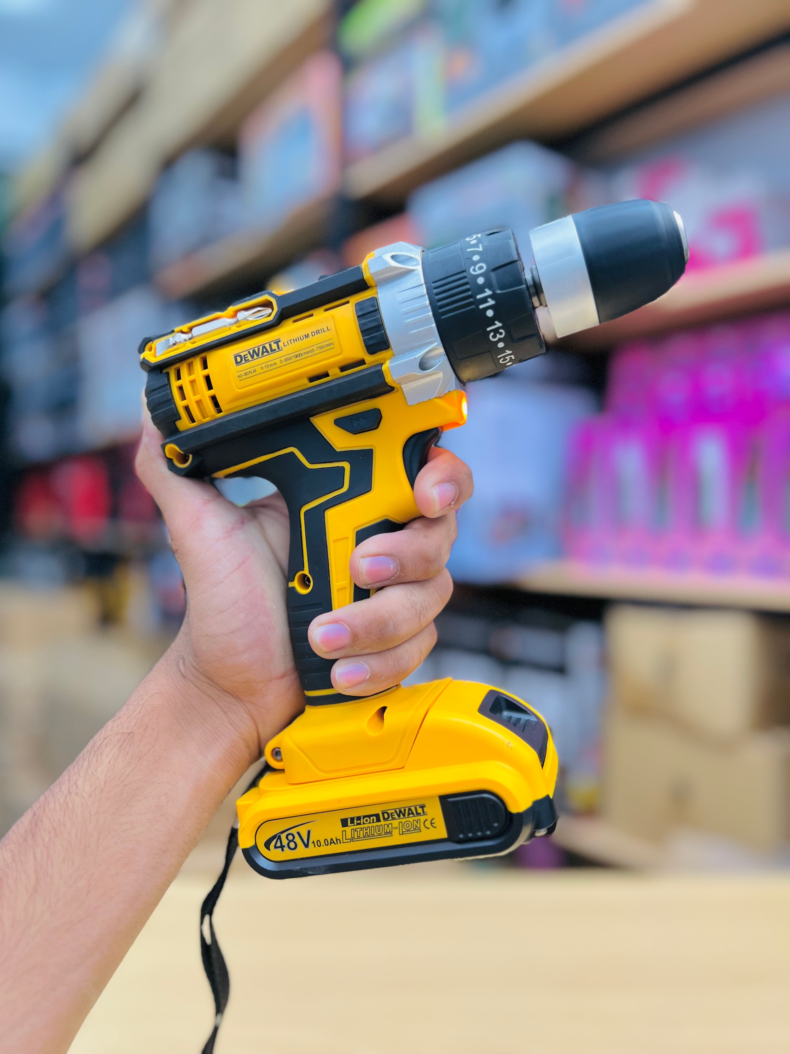 DEWALT 30-Piece Cordless Drill Set – Powerful Rechargeable Driver Kit with Dual Batteries