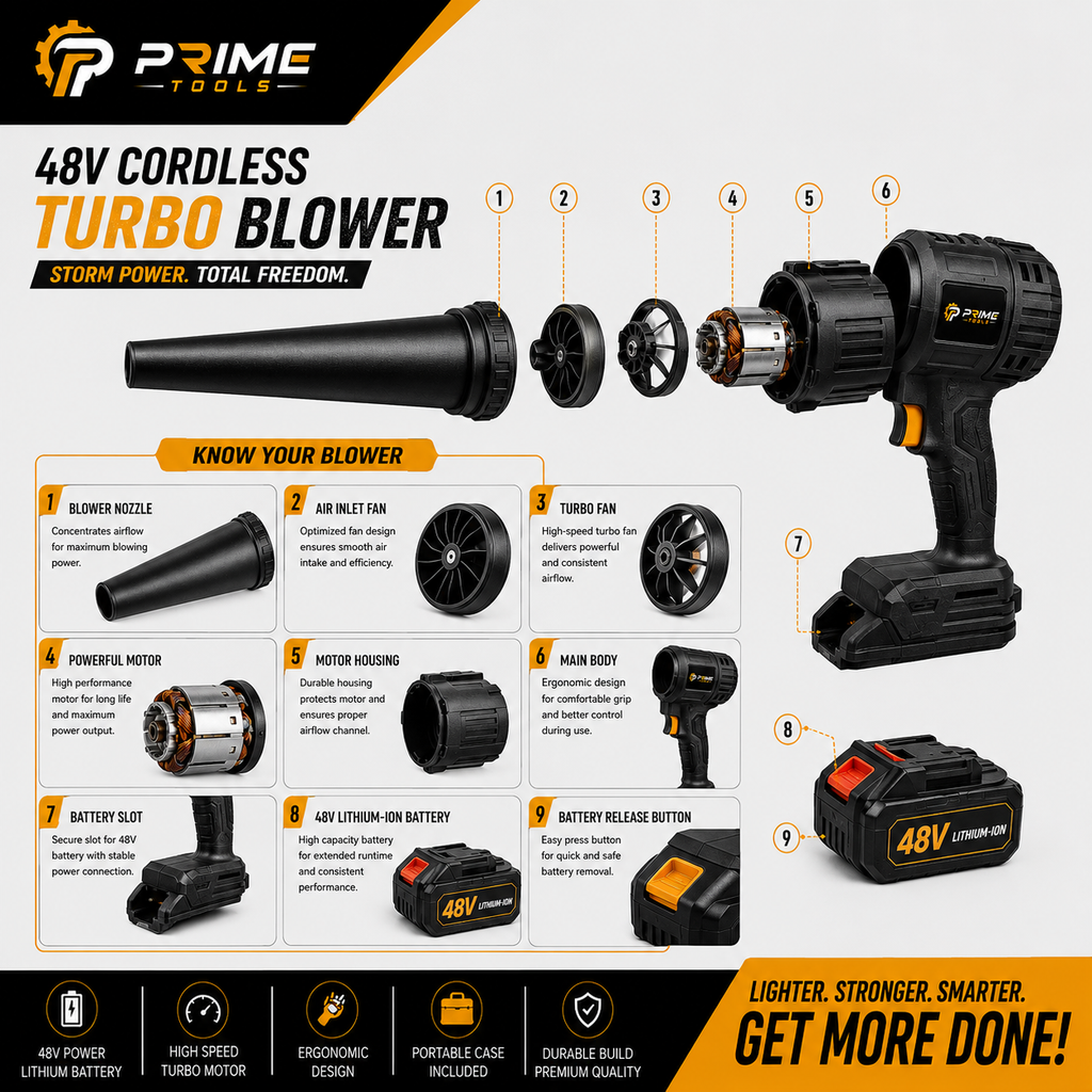 Cordless Turbo Jet Blower