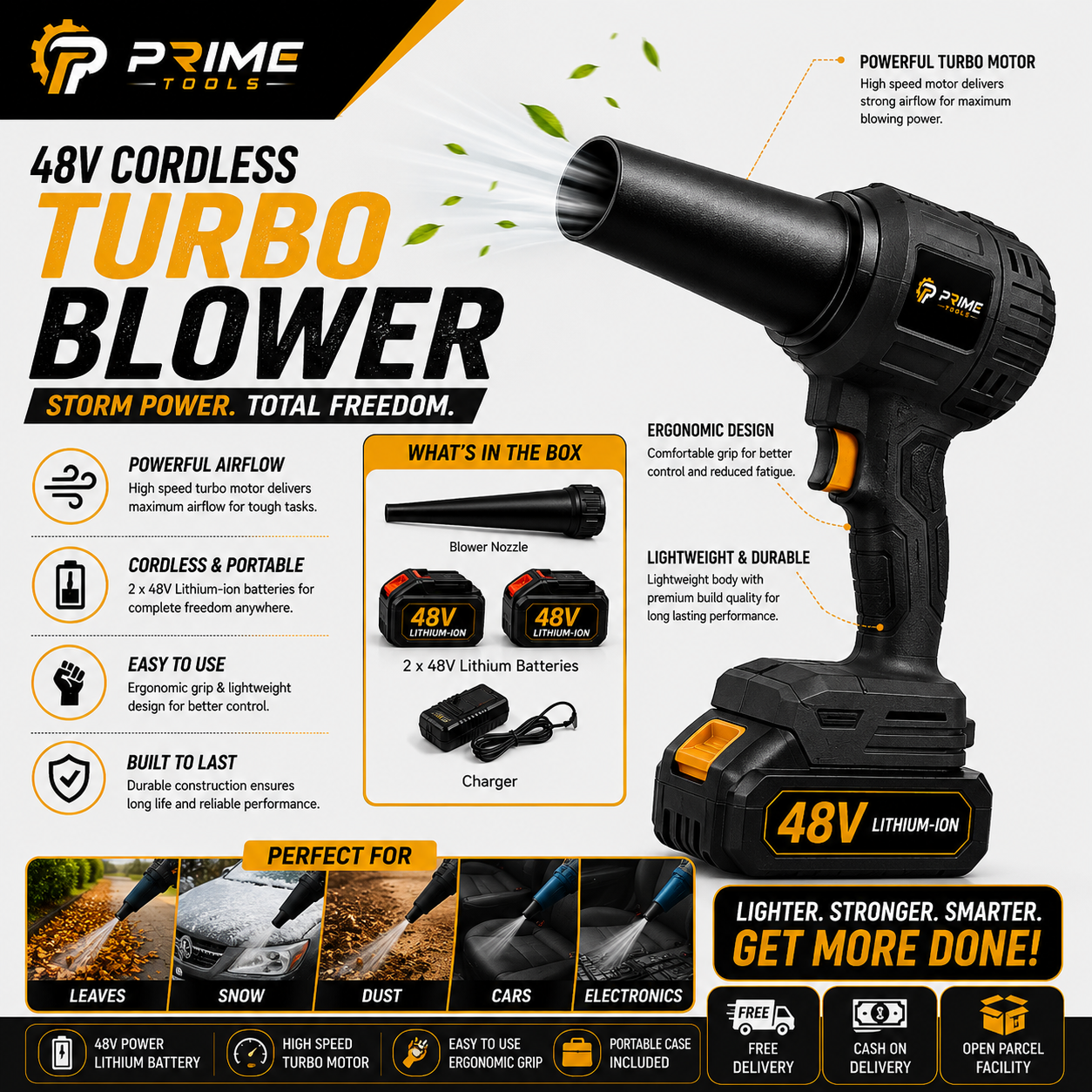Cordless Turbo Jet Blower