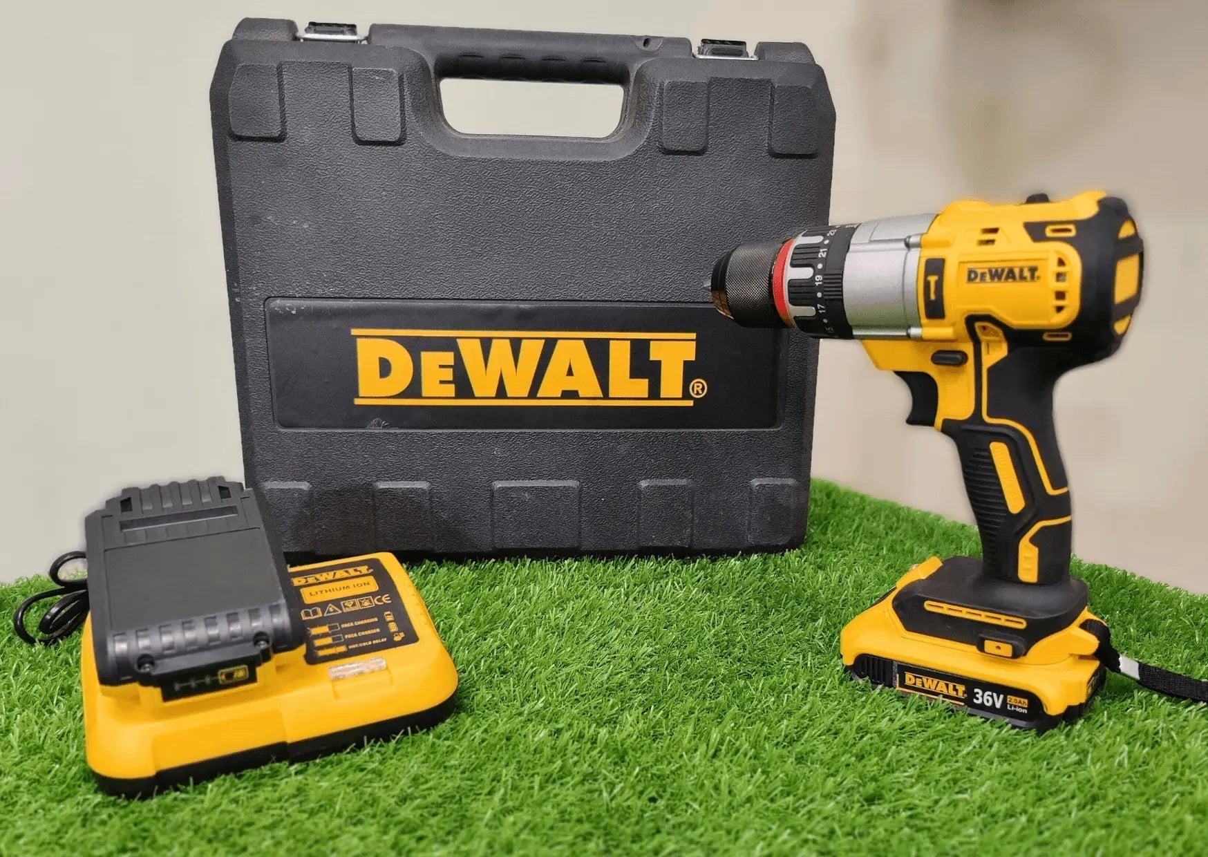 DeWalt 36V Hammer Drill | 42Nm Torque Concrete Crusher Pro Kit